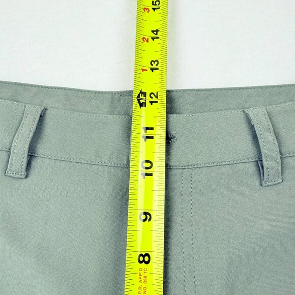 SKYR Men's Tricot Dynasty Slim UPF 4-Way Stretch Anti Odor Green Pants 34x32 NWT - Picture 10 of 12